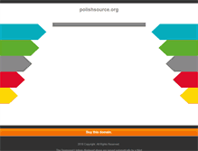 Tablet Screenshot of polishsource.org